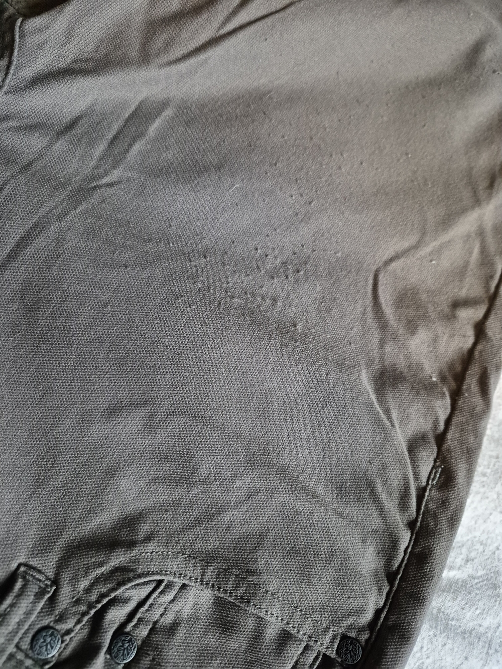 Prana Slim Moto-Style Stretch Pants in Olive - Picture 7 of 8